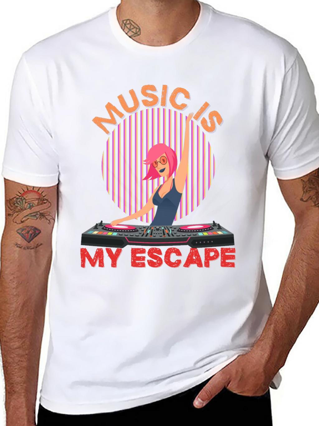 Music is My Escape T-Shirt