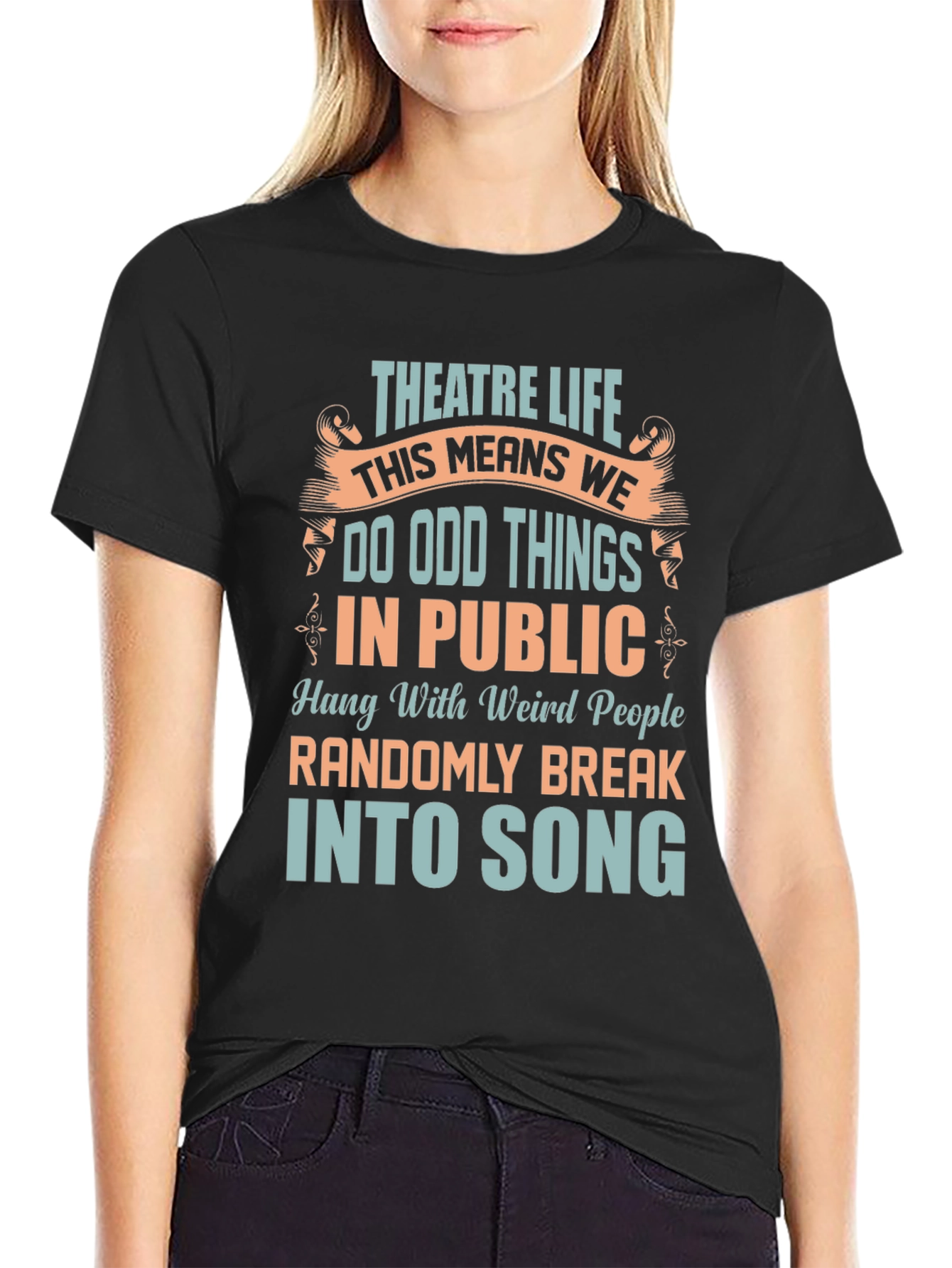 Theatre Life Graphic T-Shirt
