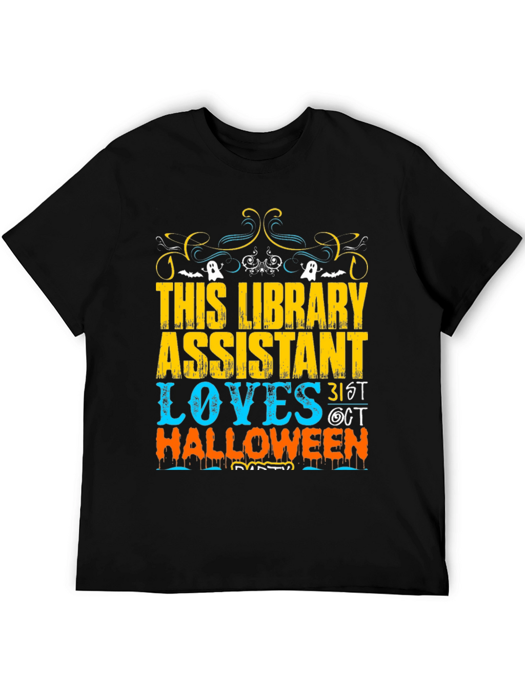 Library Assistant Halloween T-Shirt