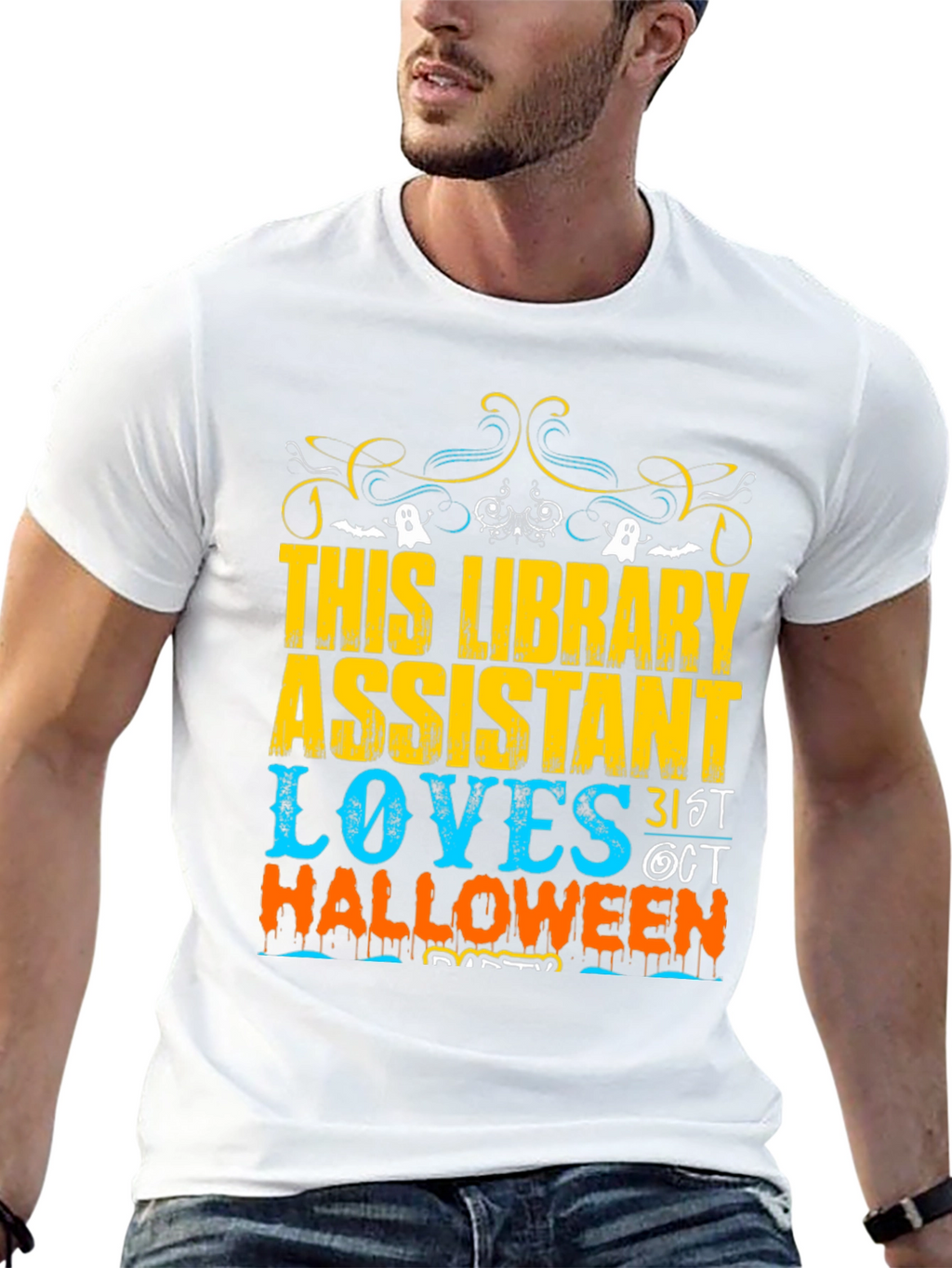 Library Assistant Halloween T-Shirt