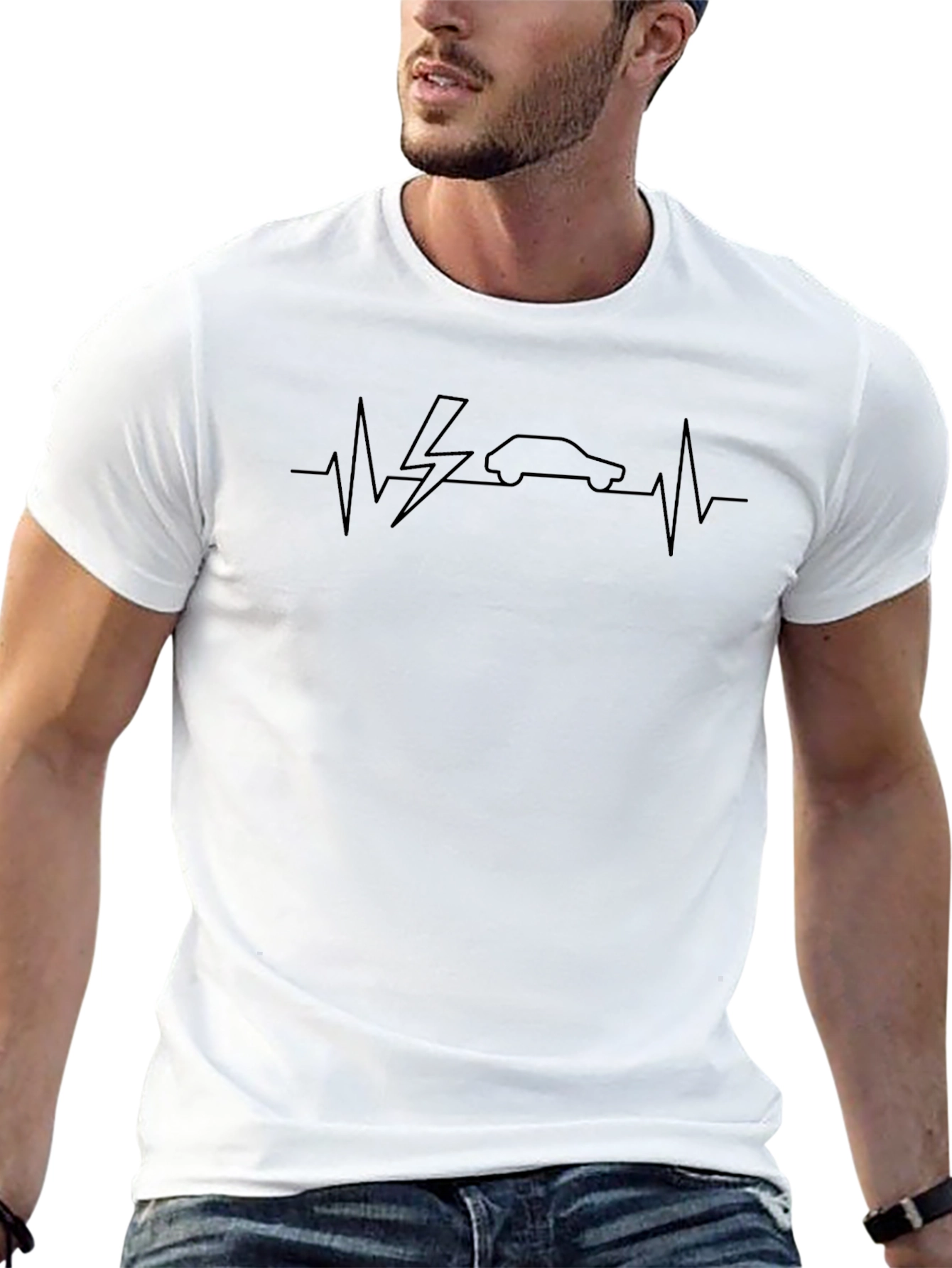 Electric Car Heartbeat T-Shirt