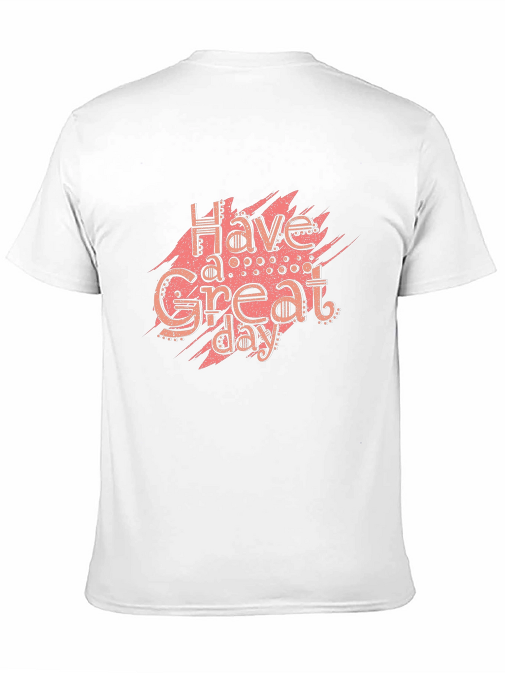 Have A Great Day Black Graphic Tee