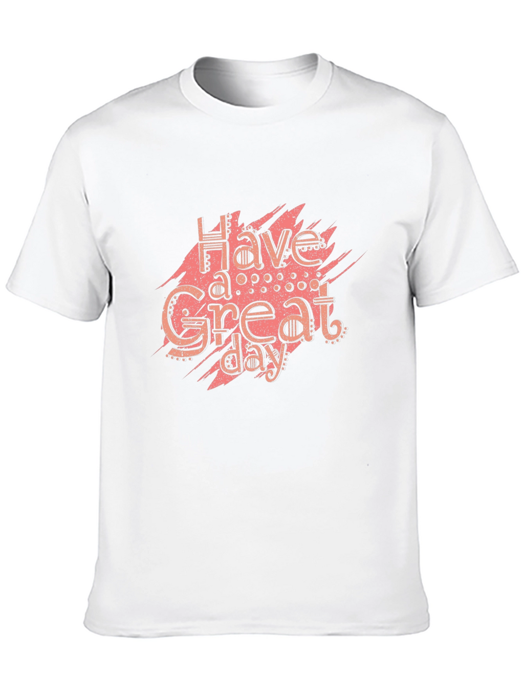 Have A Great Day Black Graphic Tee