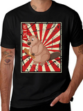 Beaver Japanese Rising Sun T-Shirt