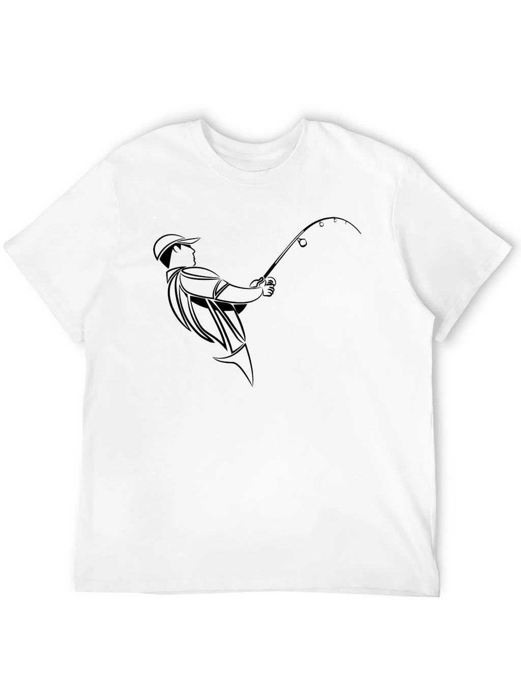 Fishing Enthusiast Black T-Shirt
