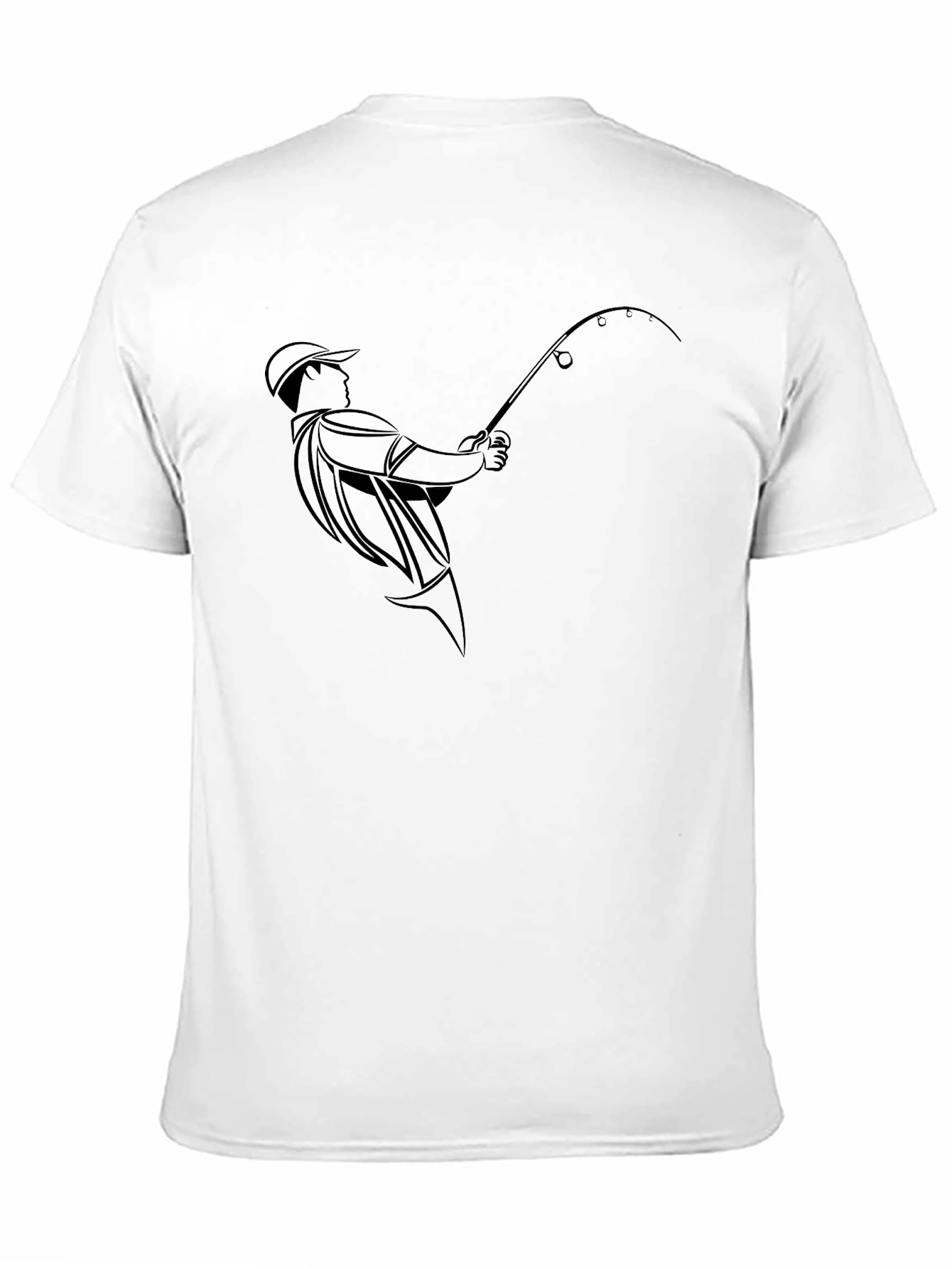 Fishing Enthusiast Black T-Shirt