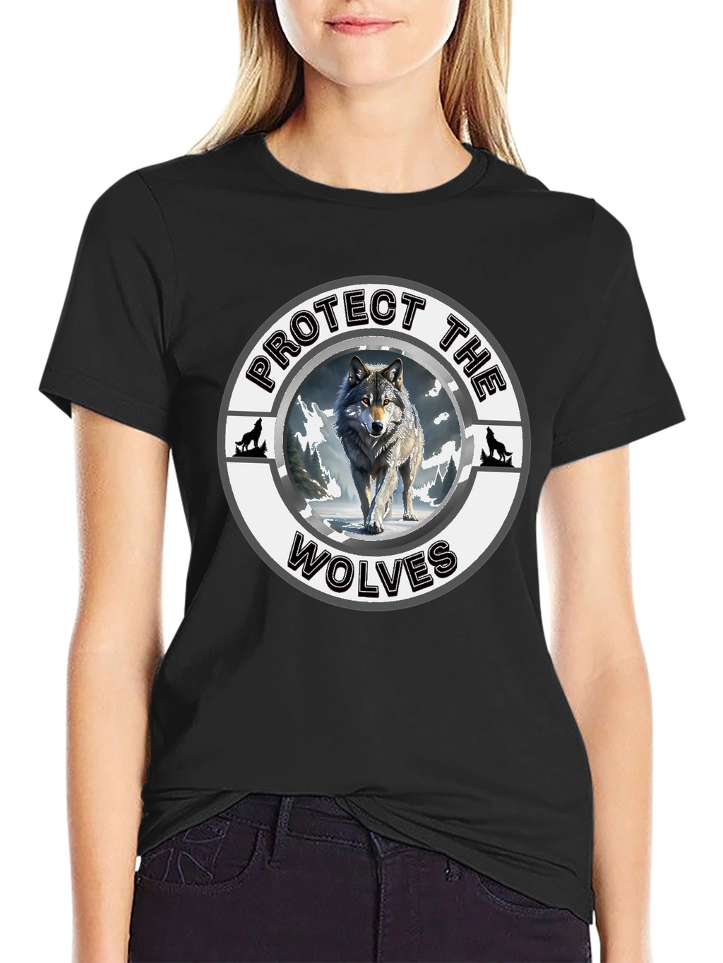 Protect the Wolves T-Shirt - Wildlife Conservation Tee