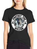 Protect the Wolves T-Shirt - Wildlife Conservation Tee