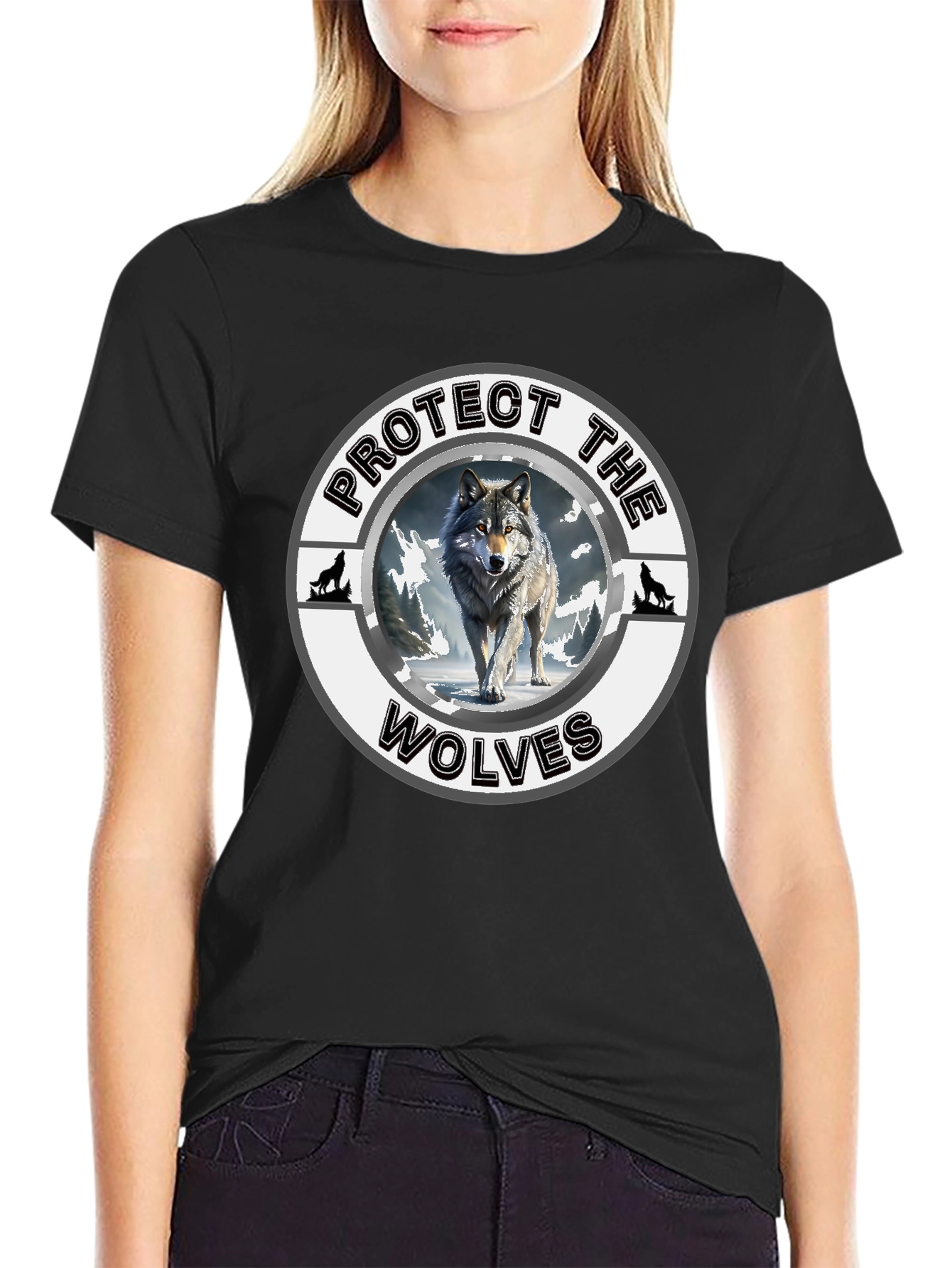 Protect the Wolves T-Shirt - Wildlife Conservation Tee
