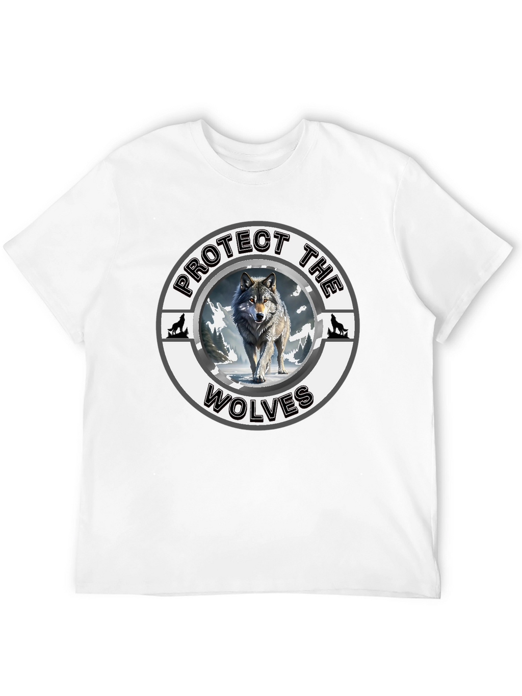 Protect the Wolves T-Shirt - Wildlife Conservation Tee
