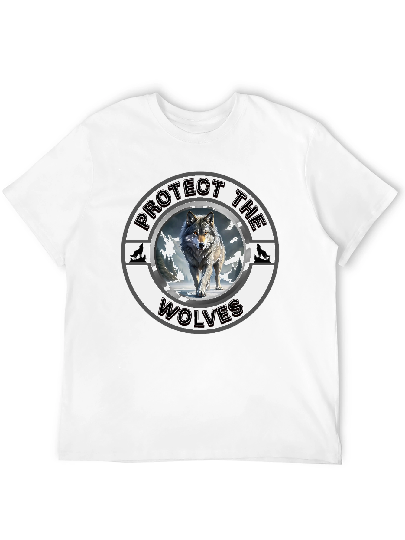 Protect the Wolves T-Shirt - Wildlife Conservation Tee