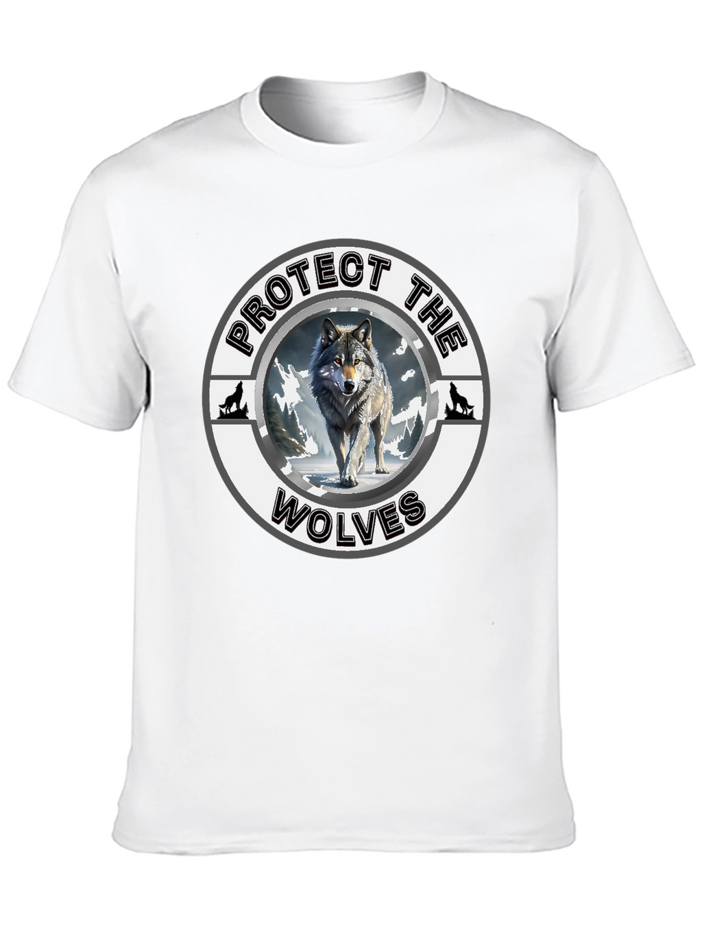 Protect the Wolves T-Shirt - Wildlife Conservation Tee