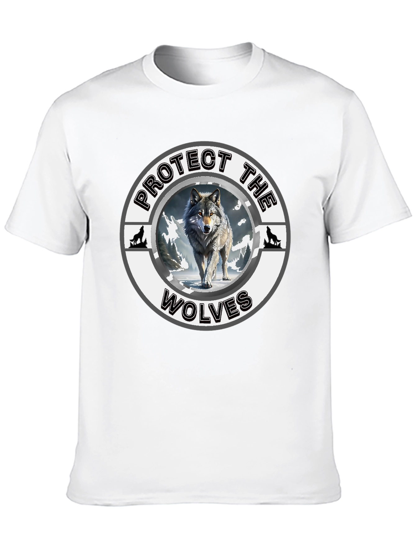 Protect the Wolves T-Shirt - Wildlife Conservation Tee