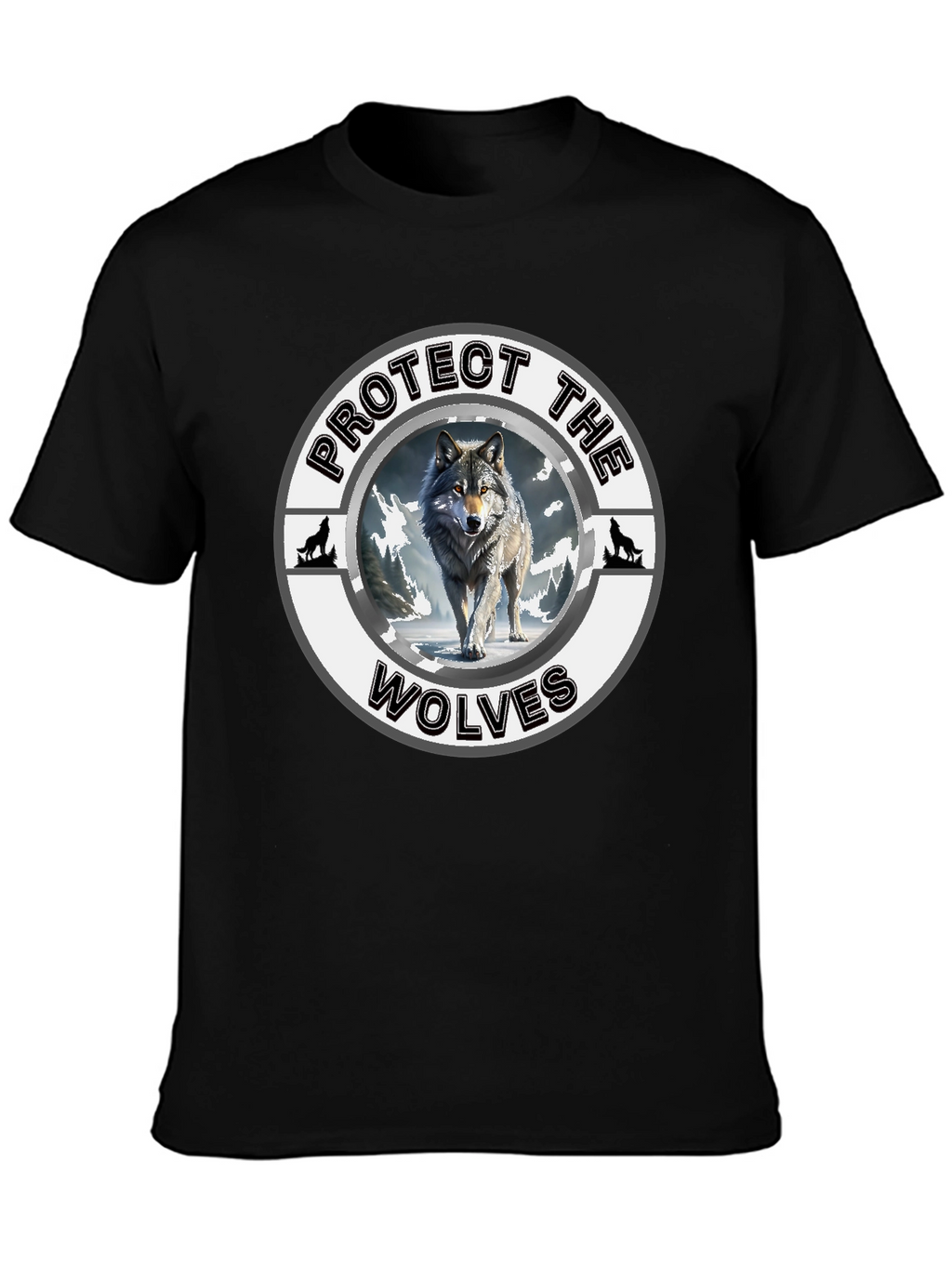 Protect the Wolves T-Shirt - Wildlife Conservation Tee