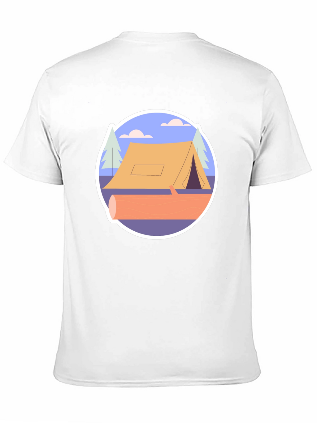 Camping Tent Graphic Tee - Nature Adventure Shirt