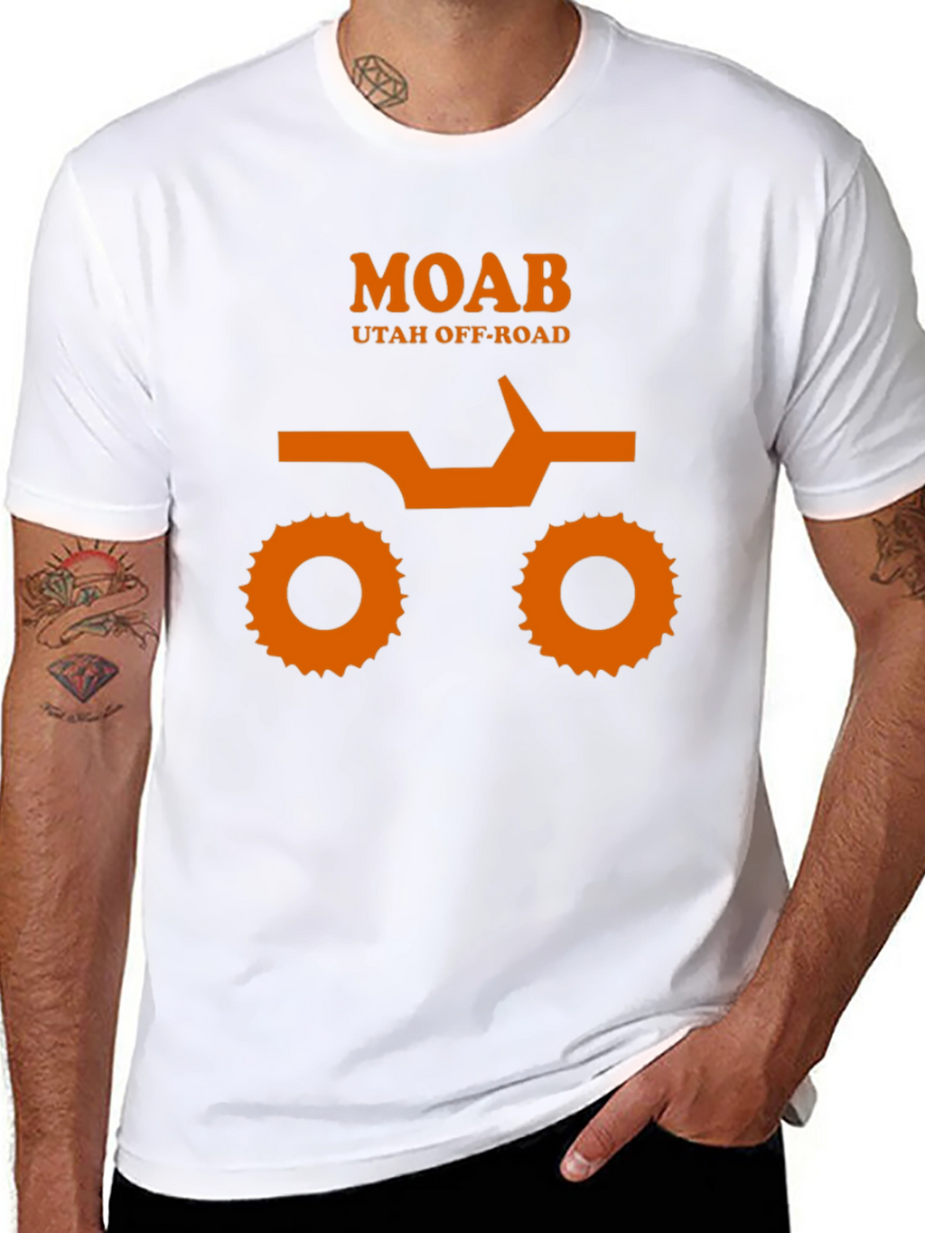 MOAB Utah Off-Road Black Graphic Tee