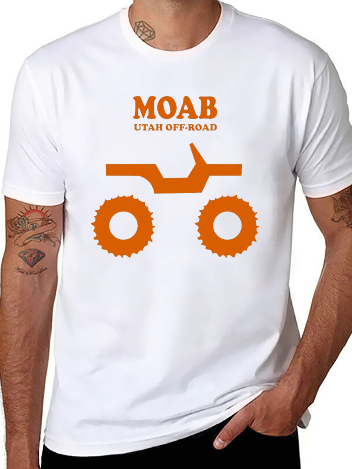 MOAB Utah Off-Road Black Graphic Tee