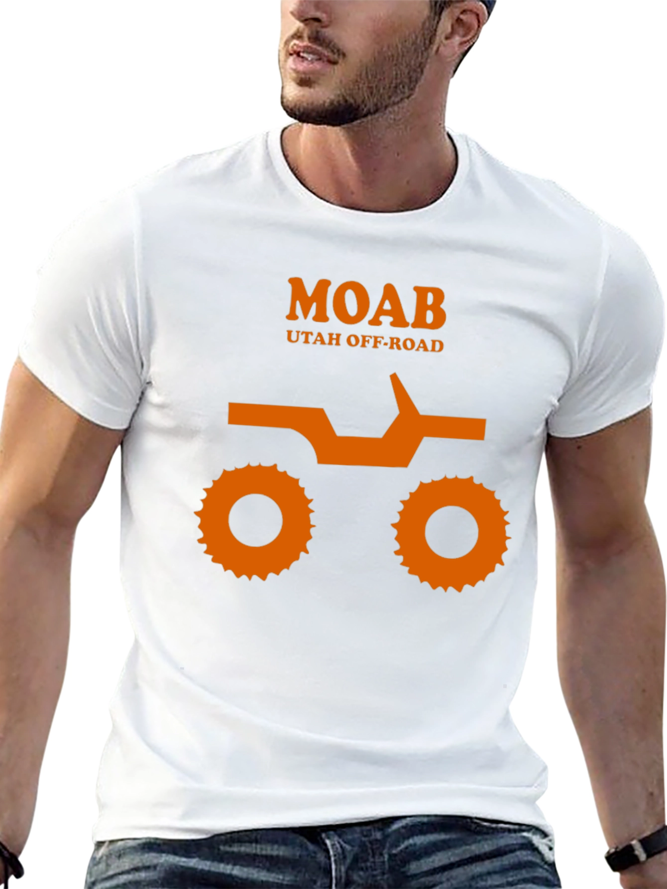 MOAB Utah Off-Road Black Graphic Tee