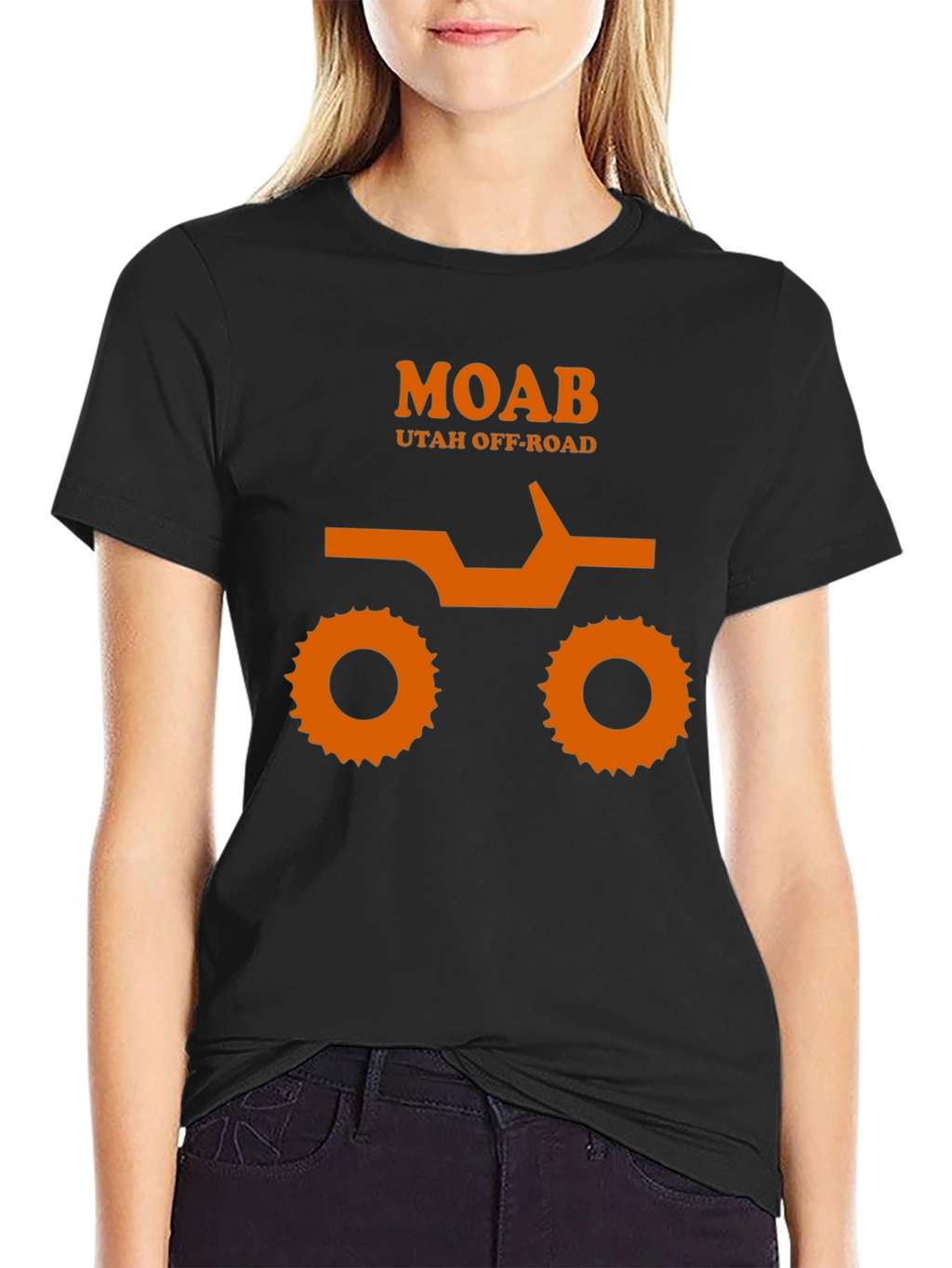 MOAB Utah Off-Road Black Graphic Tee