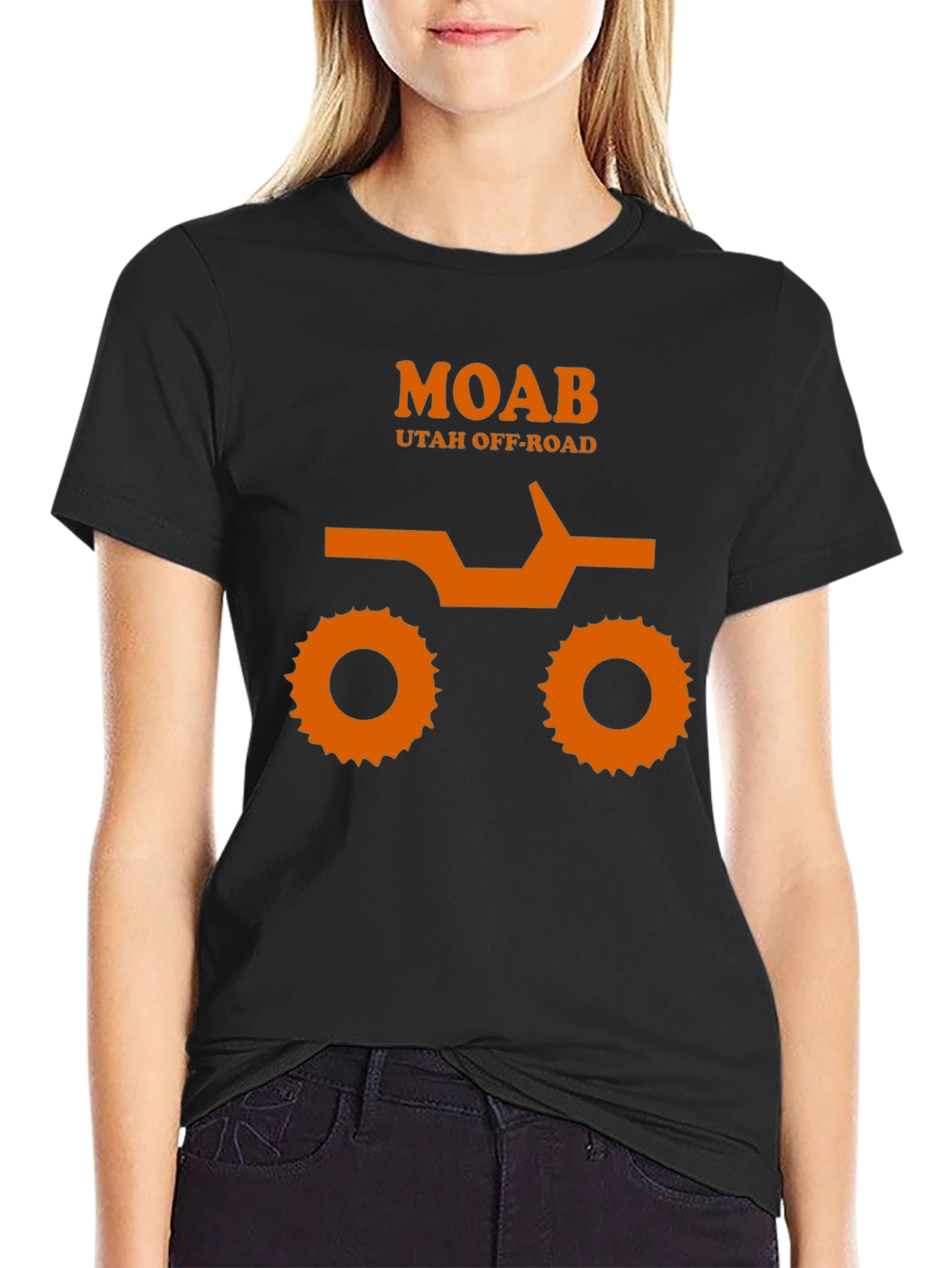 MOAB Utah Off-Road Black Graphic Tee