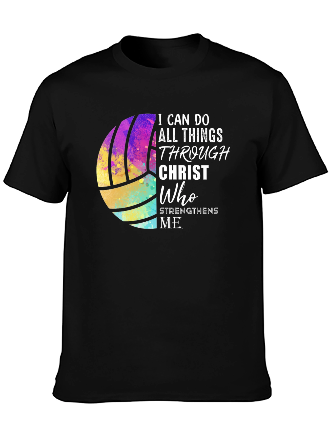 Volleyball Christian Graphic Tee