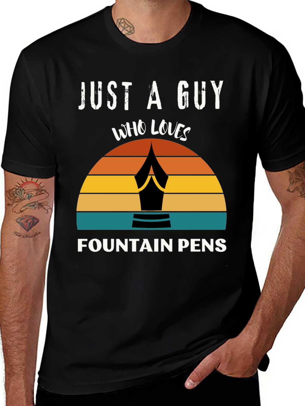 Just a Guy Who Loves Fountain Pens T-Shirt