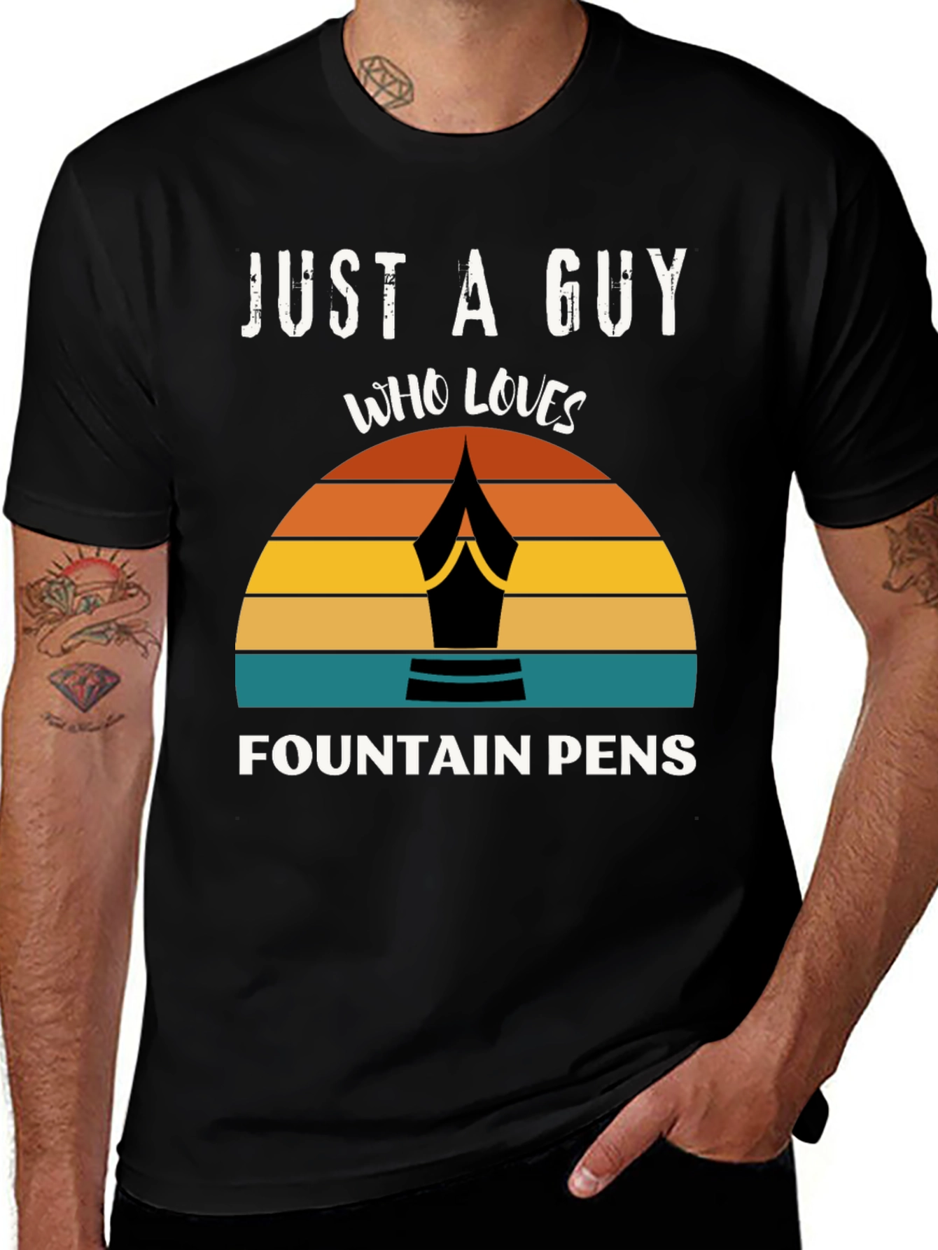 Just a Guy Who Loves Fountain Pens T-Shirt