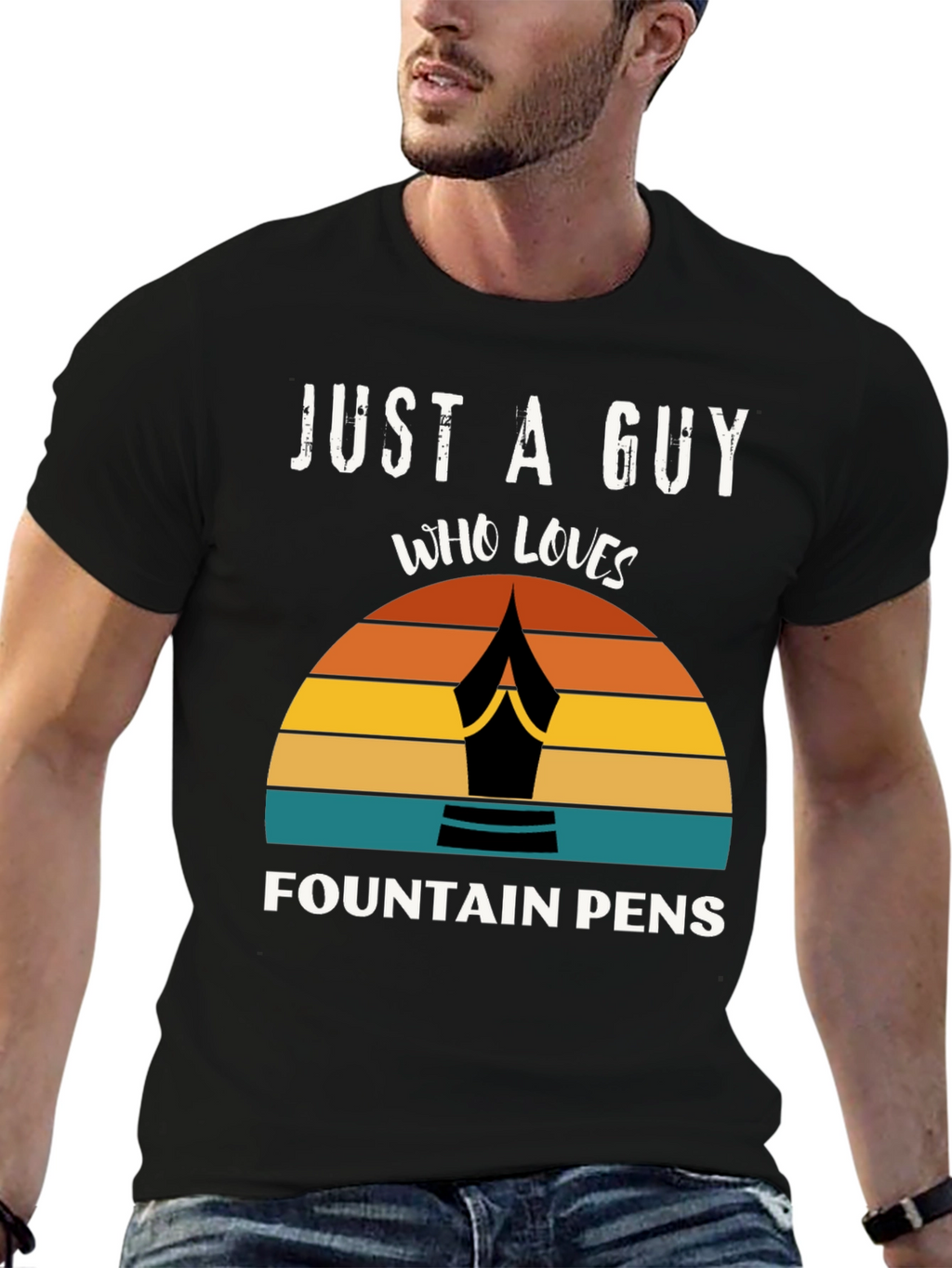 Just a Guy Who Loves Fountain Pens T-Shirt