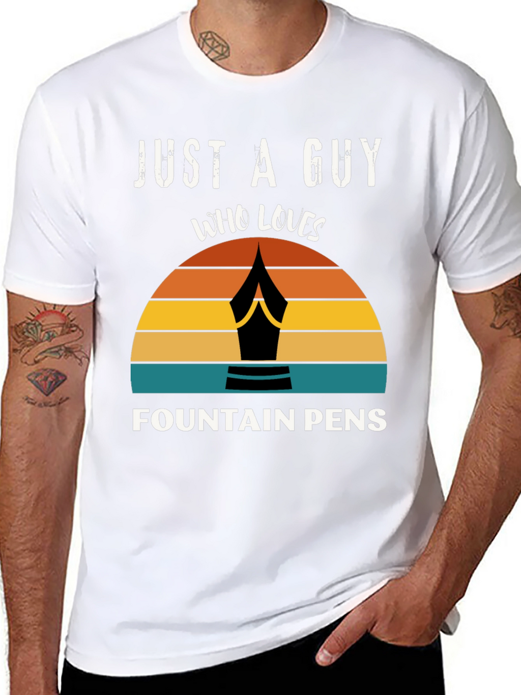 Just a Guy Who Loves Fountain Pens T-Shirt