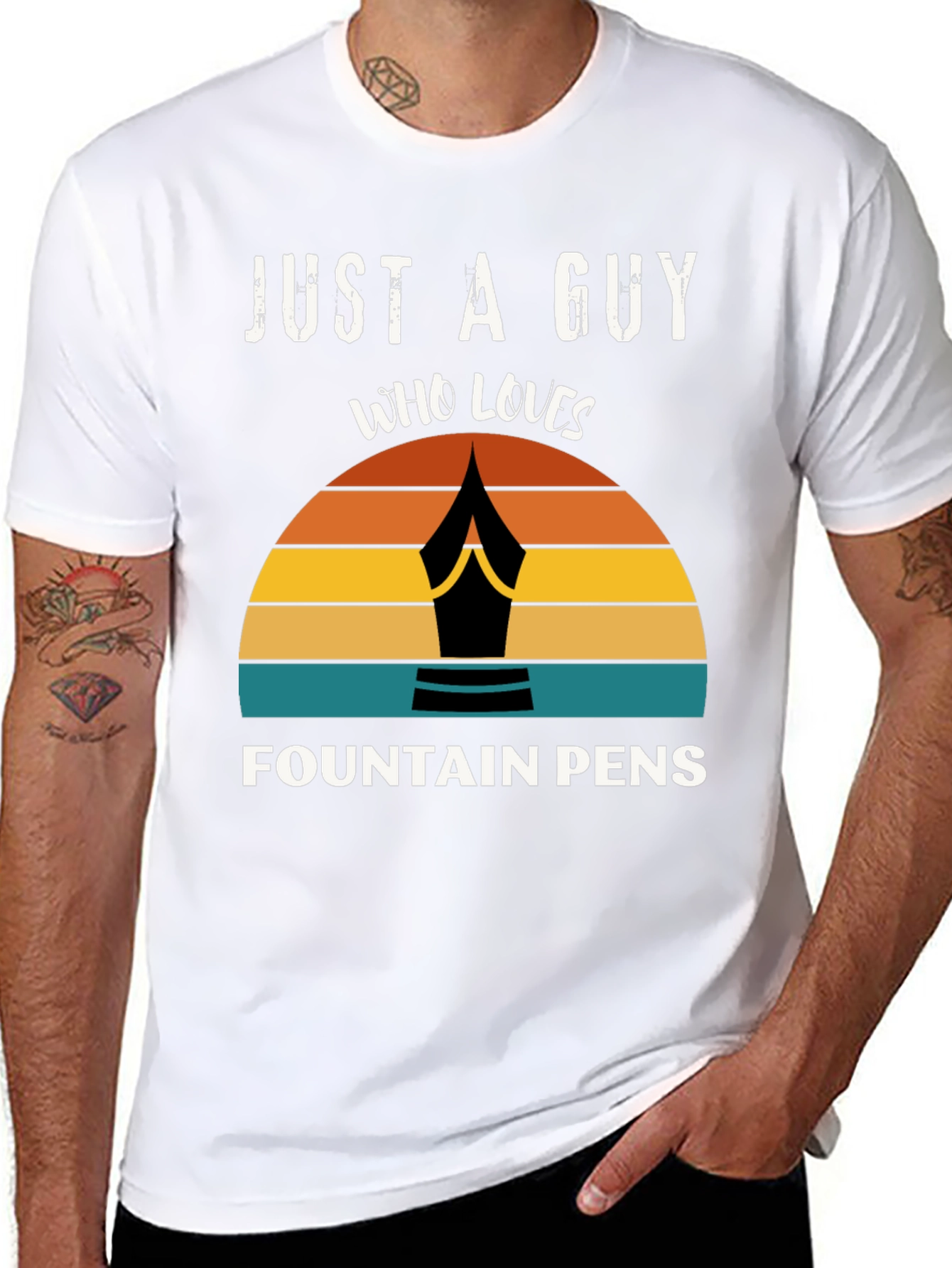 Just a Guy Who Loves Fountain Pens T-Shirt