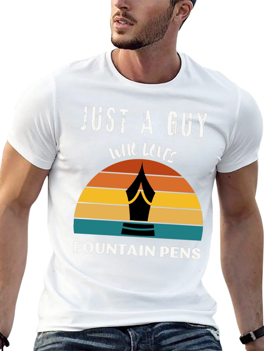 Just a Guy Who Loves Fountain Pens T-Shirt