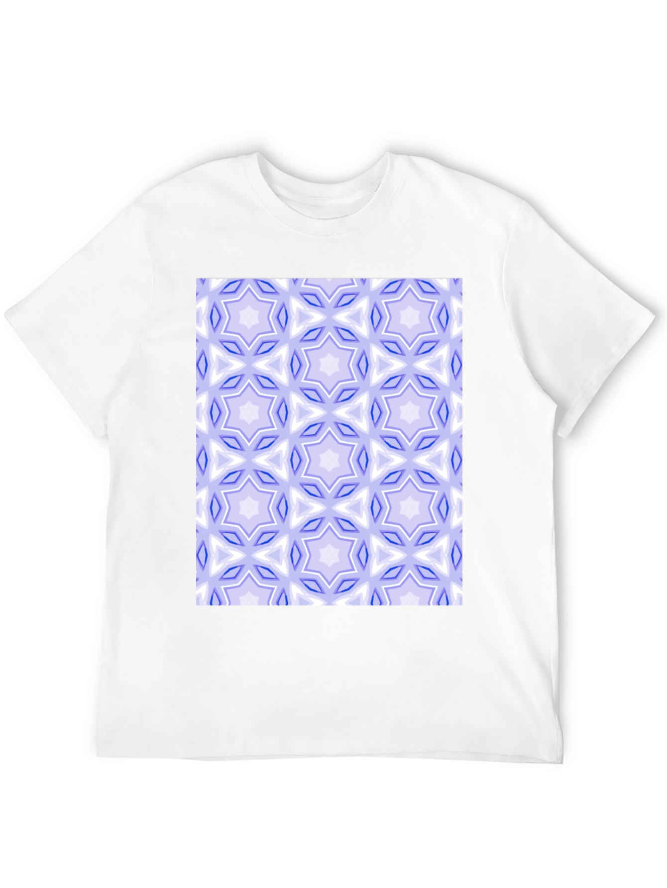 Geometric Star Pattern T-Shirt