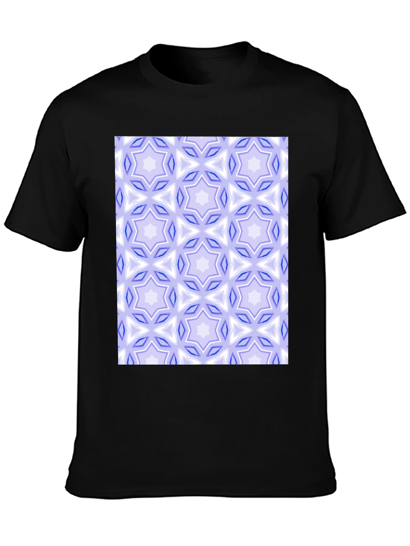 Geometric Star Pattern T-Shirt