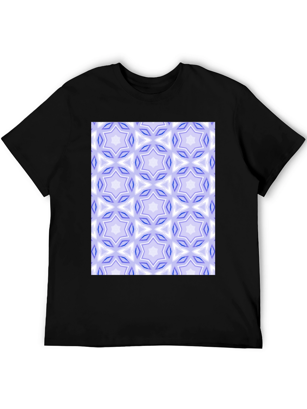 Geometric Star Pattern T-Shirt