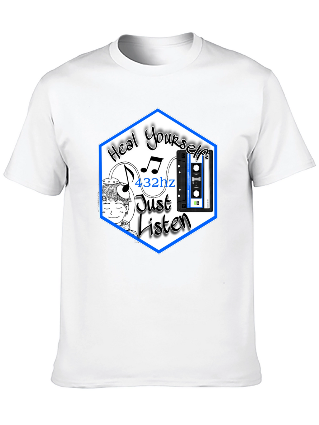 Heal Yourself T-Shirt 432hz Meditation Music Tee