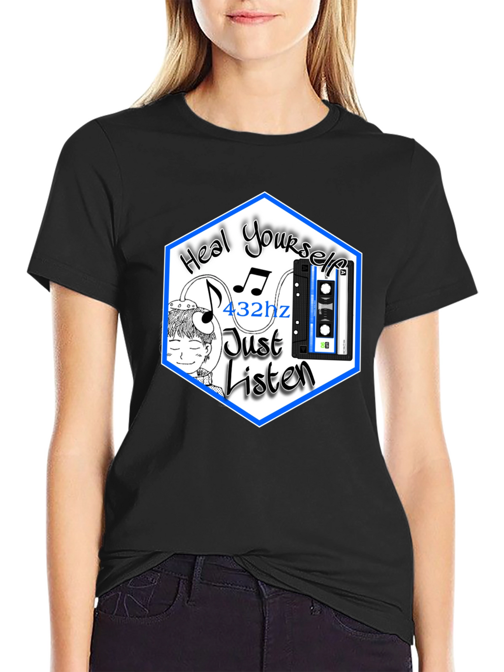 Heal Yourself T-Shirt 432hz Meditation Music Tee
