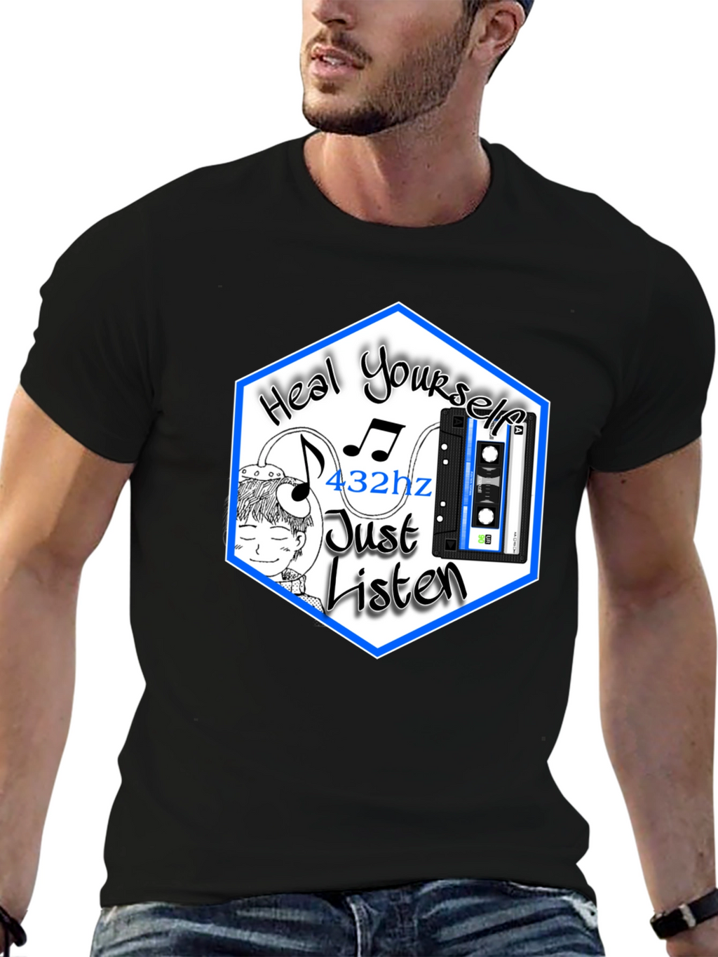Heal Yourself T-Shirt 432hz Meditation Music Tee