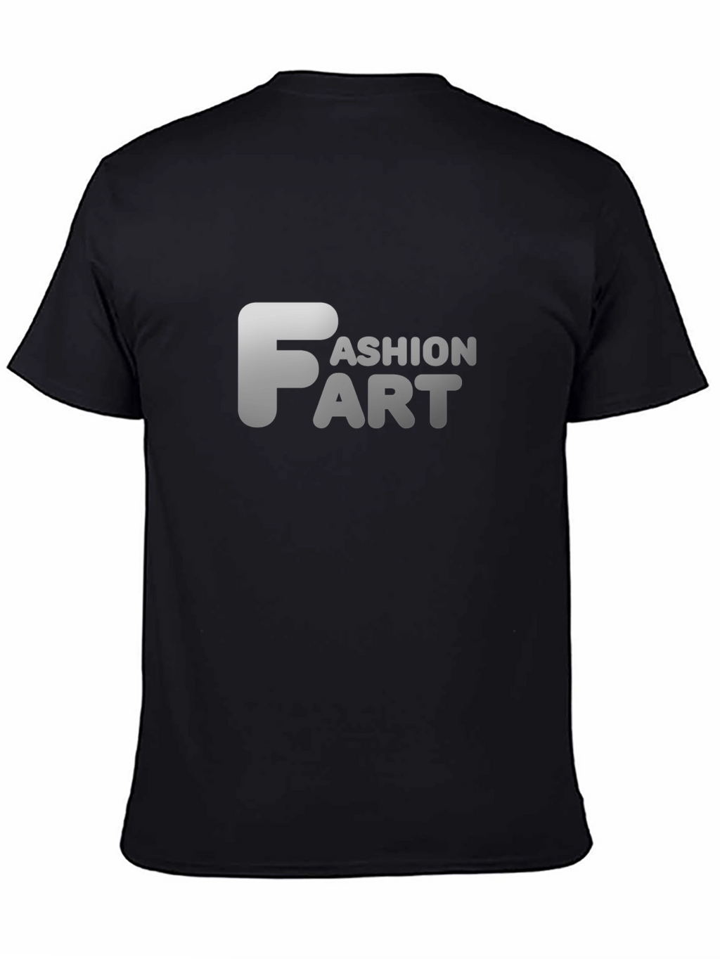 Fashion Fart Graphic Tee - Premium Black T-Shirt