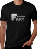 Fashion Fart Graphic Tee - Premium Black T-Shirt