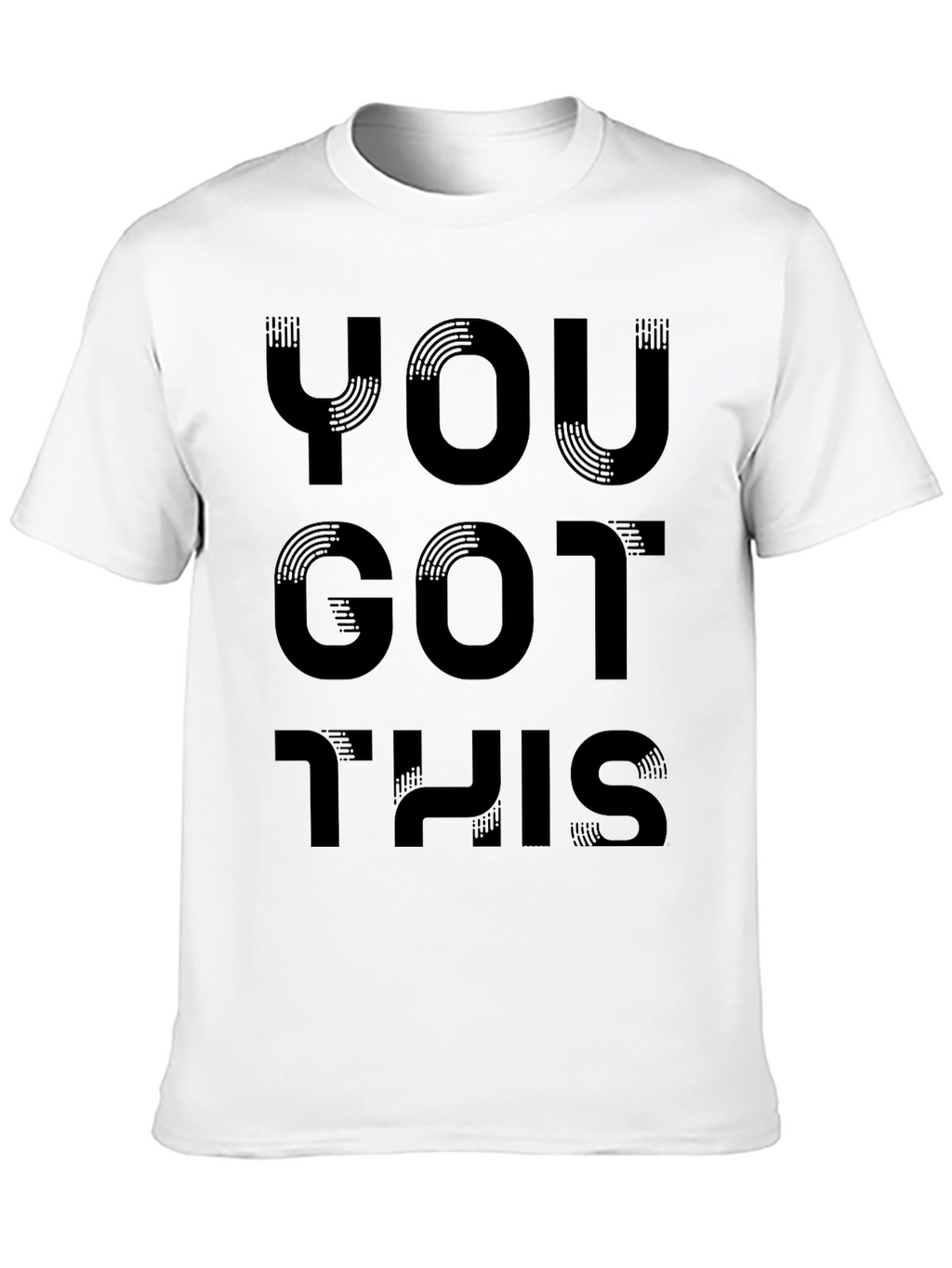 Motivational You Got This Black Graphic Tee