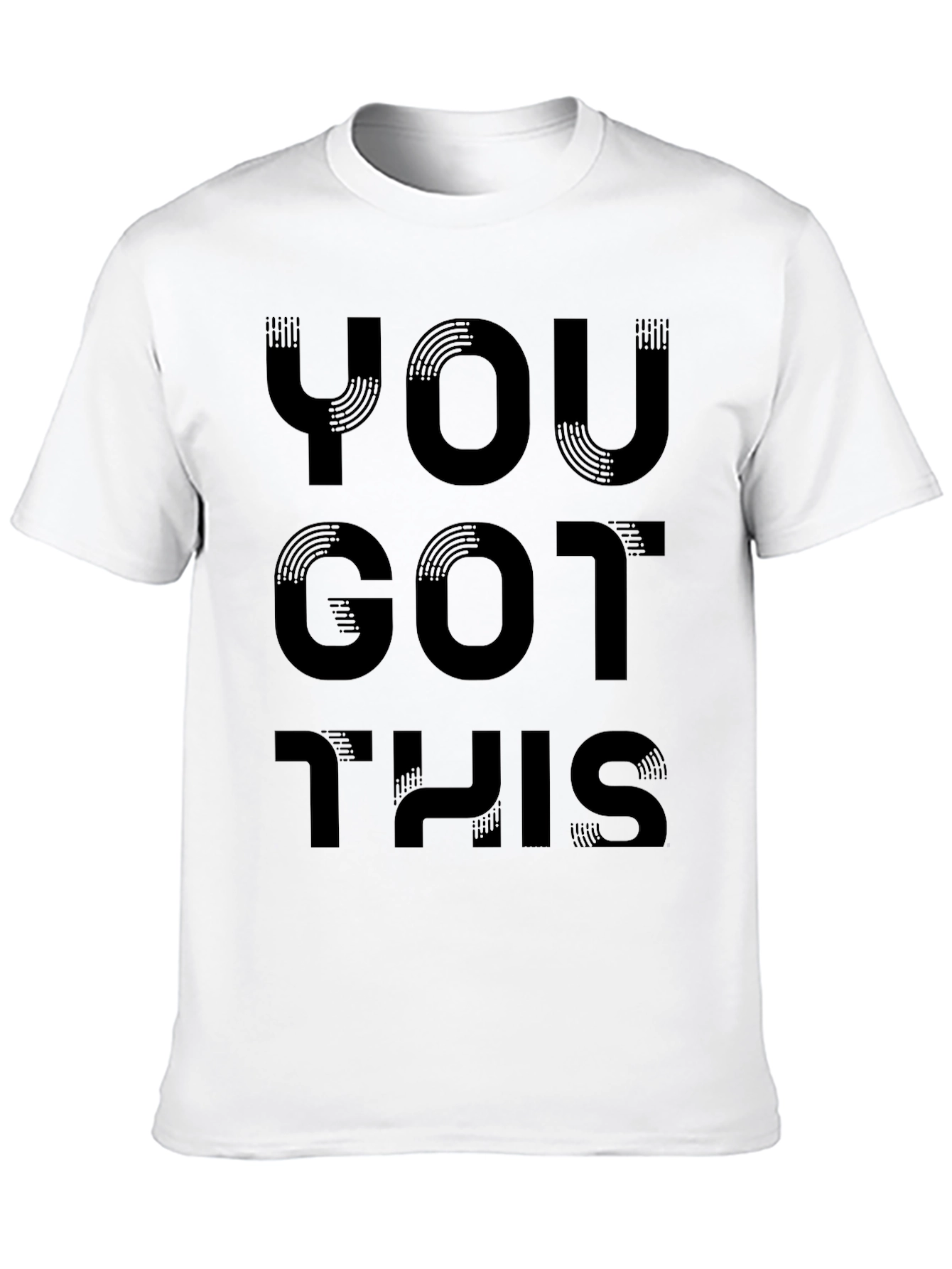 Motivational You Got This Black Graphic Tee