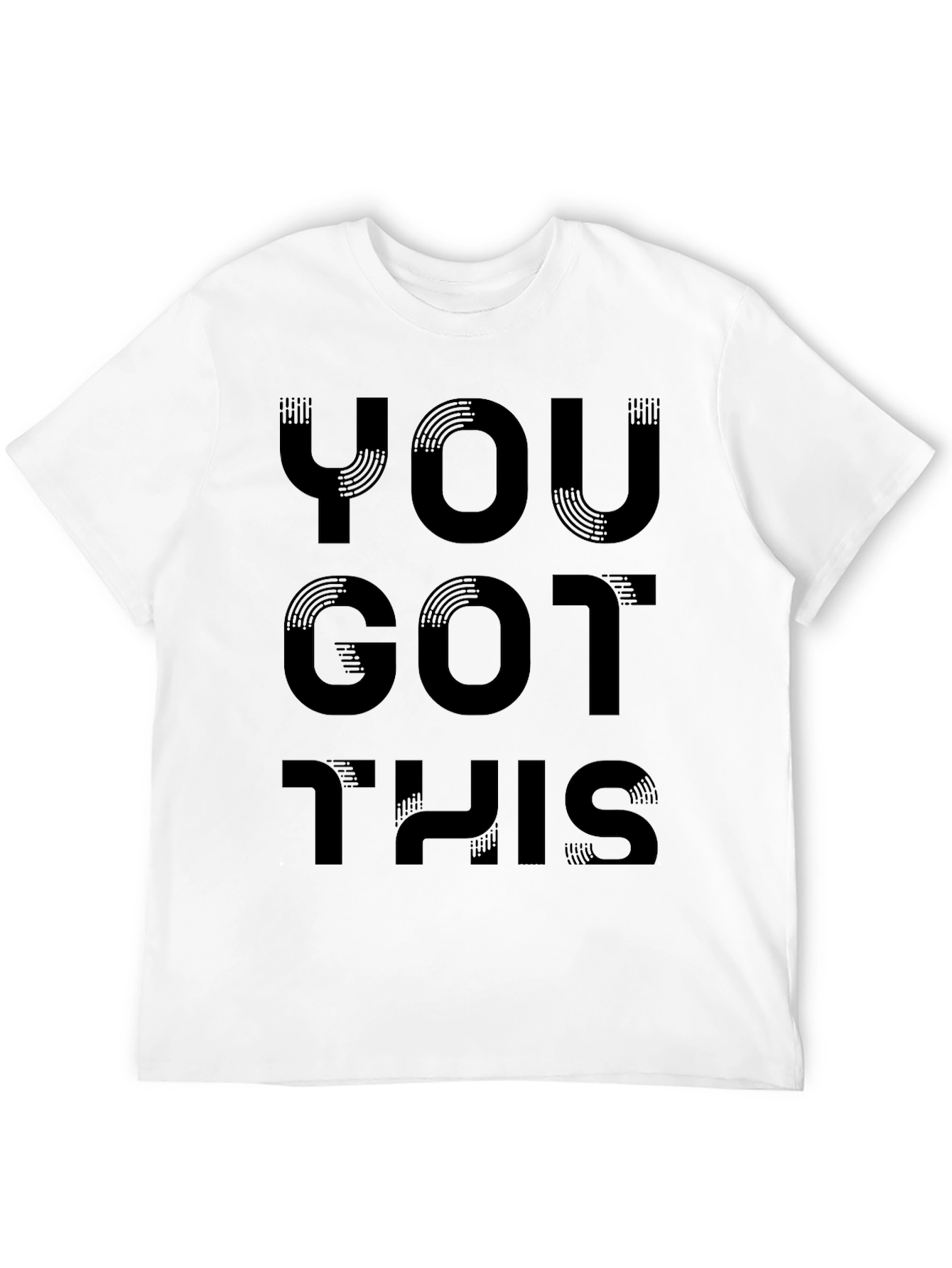 Motivational You Got This Black Graphic Tee