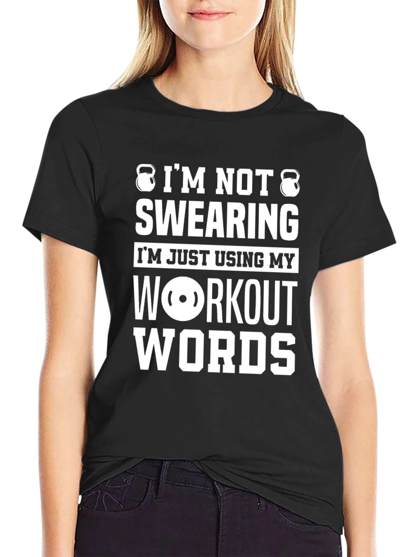 Workout Words T-Shirt - Gym Humor Tee