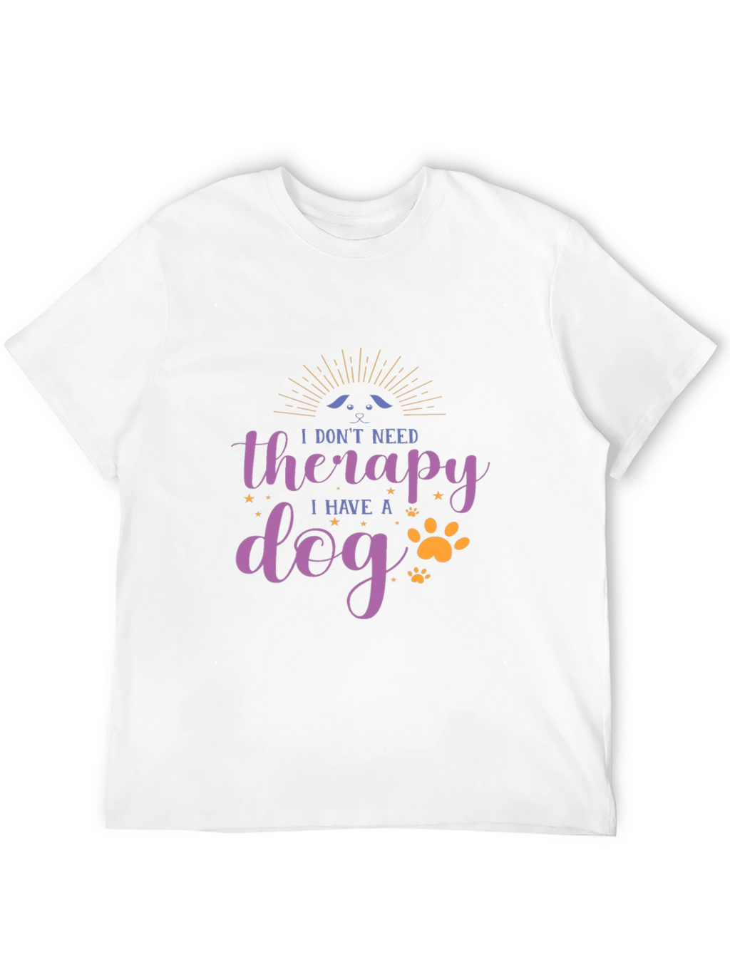 Dog Therapy Black T-Shirt