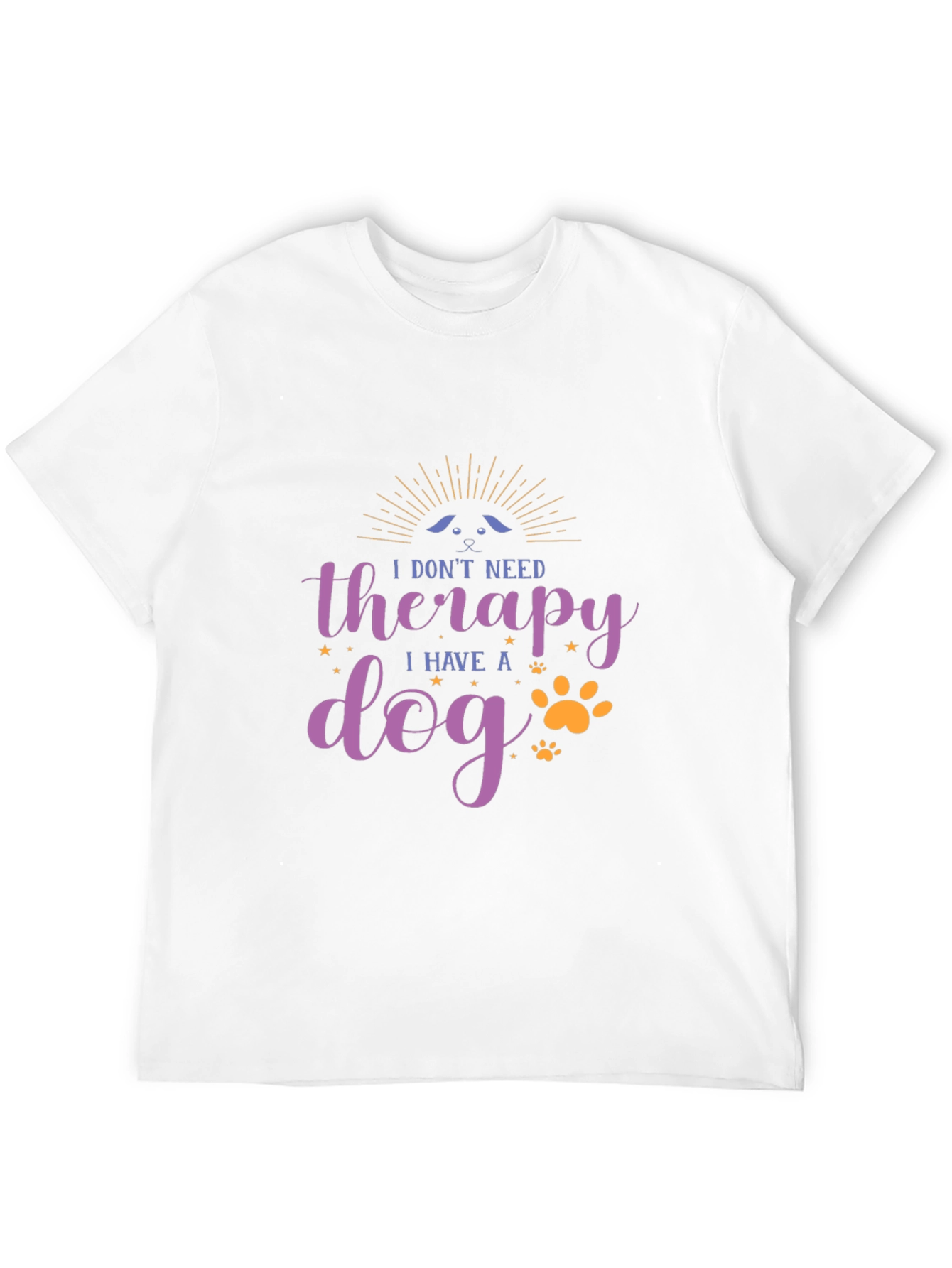 Dog Therapy Black T-Shirt