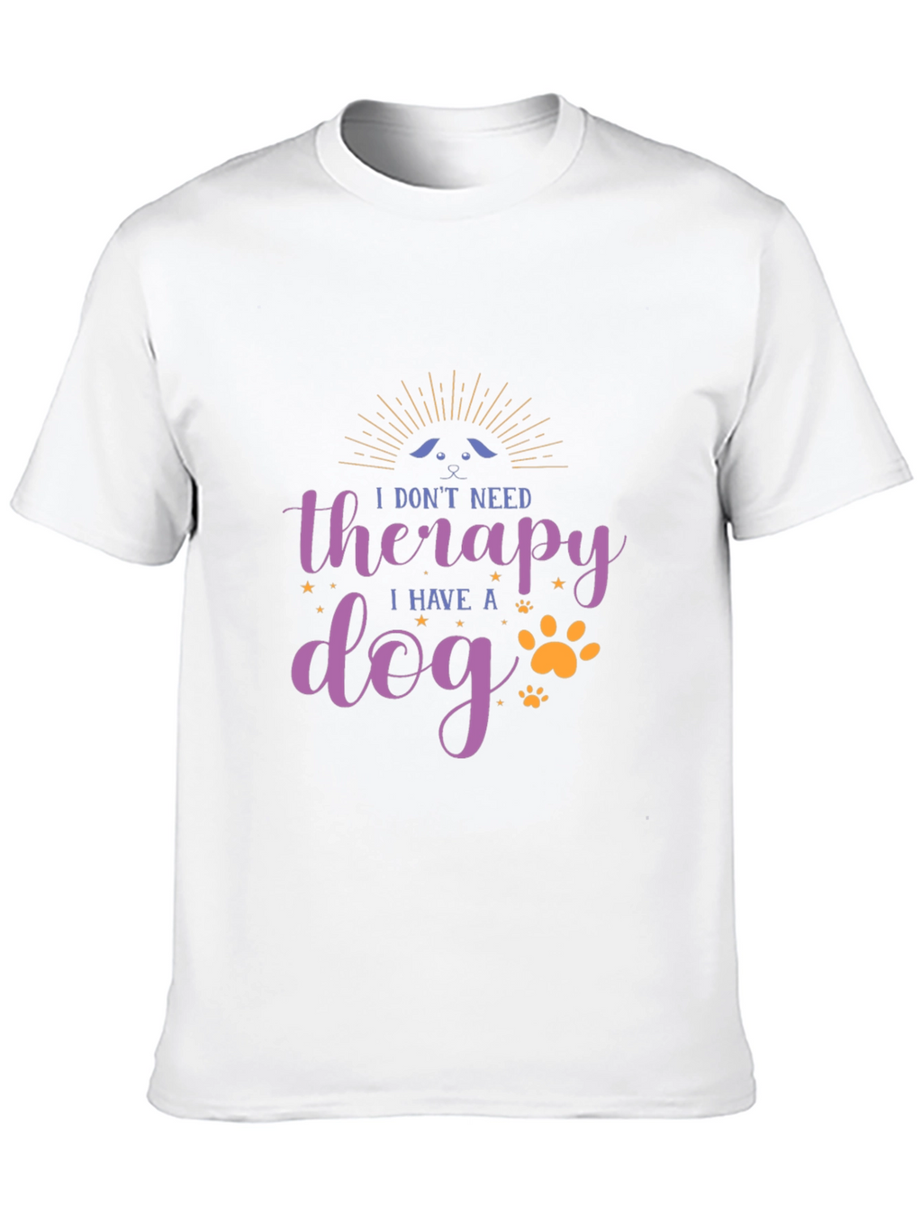 Dog Therapy Black T-Shirt