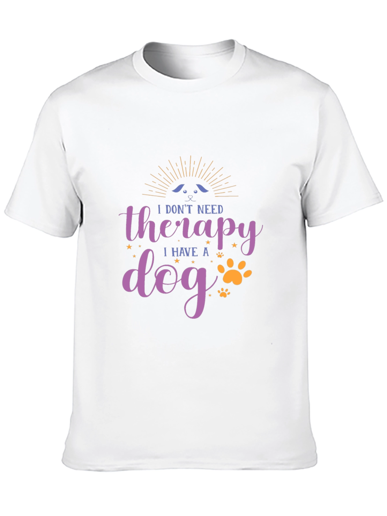 Dog Therapy Black T-Shirt