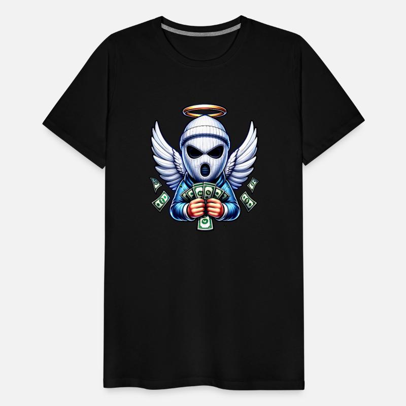Money Robber with Angel Wings - Hustle & Hustle