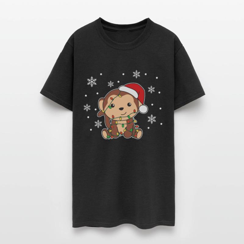 Monkey Christmas Winter Animals Monkeys