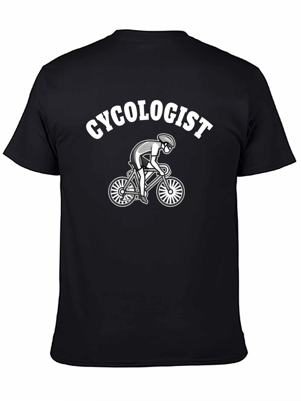 Cycologist Black Graphic T-Shirt